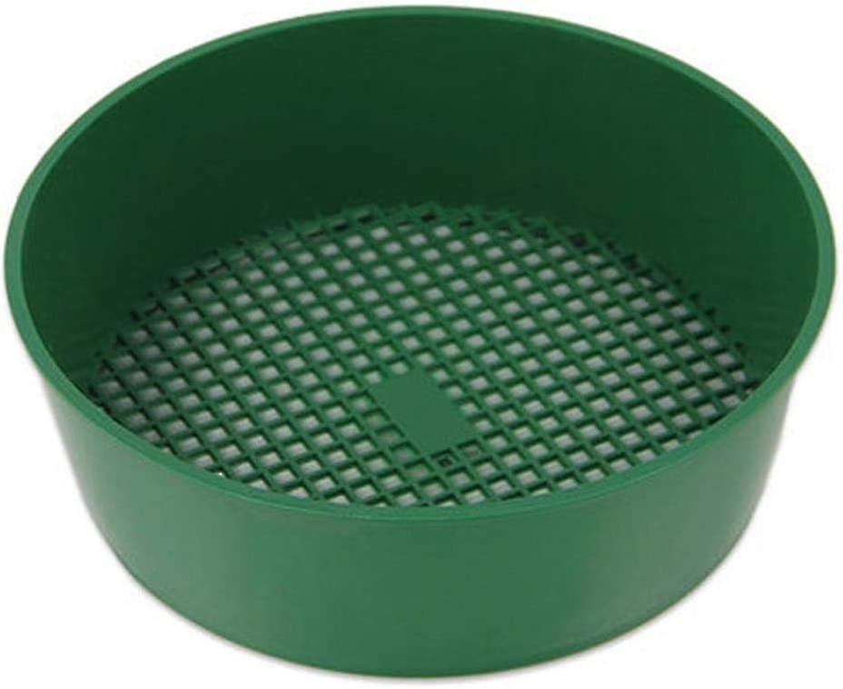 Tianzun Plastic Garden Sieve, Garden Soil Sifter, Large Riddle Fine Mesh Garden Sieve For Soil Compost Gardening Tool