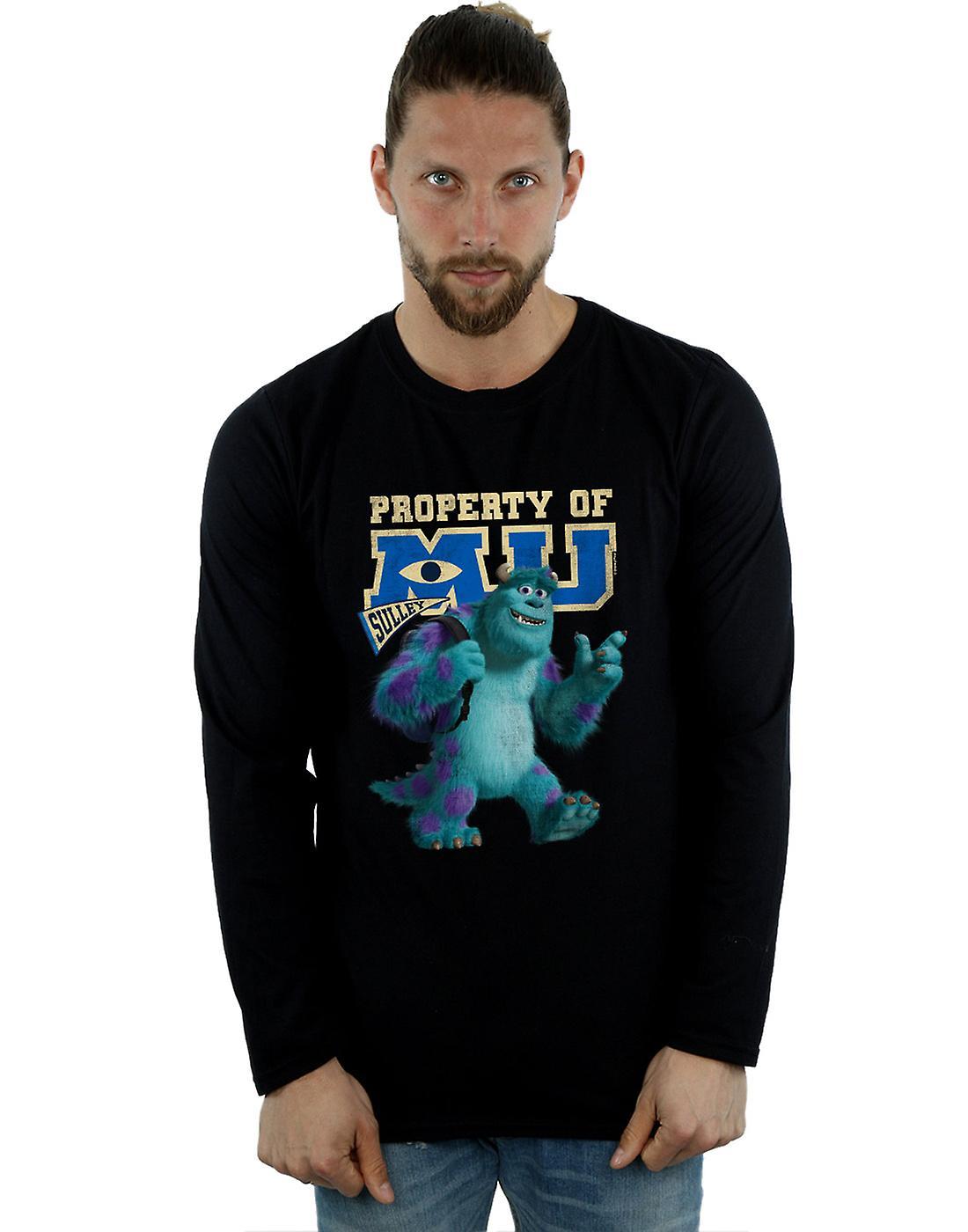 Absolute Cult Disney Men's Monsters University Property Of MU Sulley Long Sleeved T-Shirt Black XX-Large