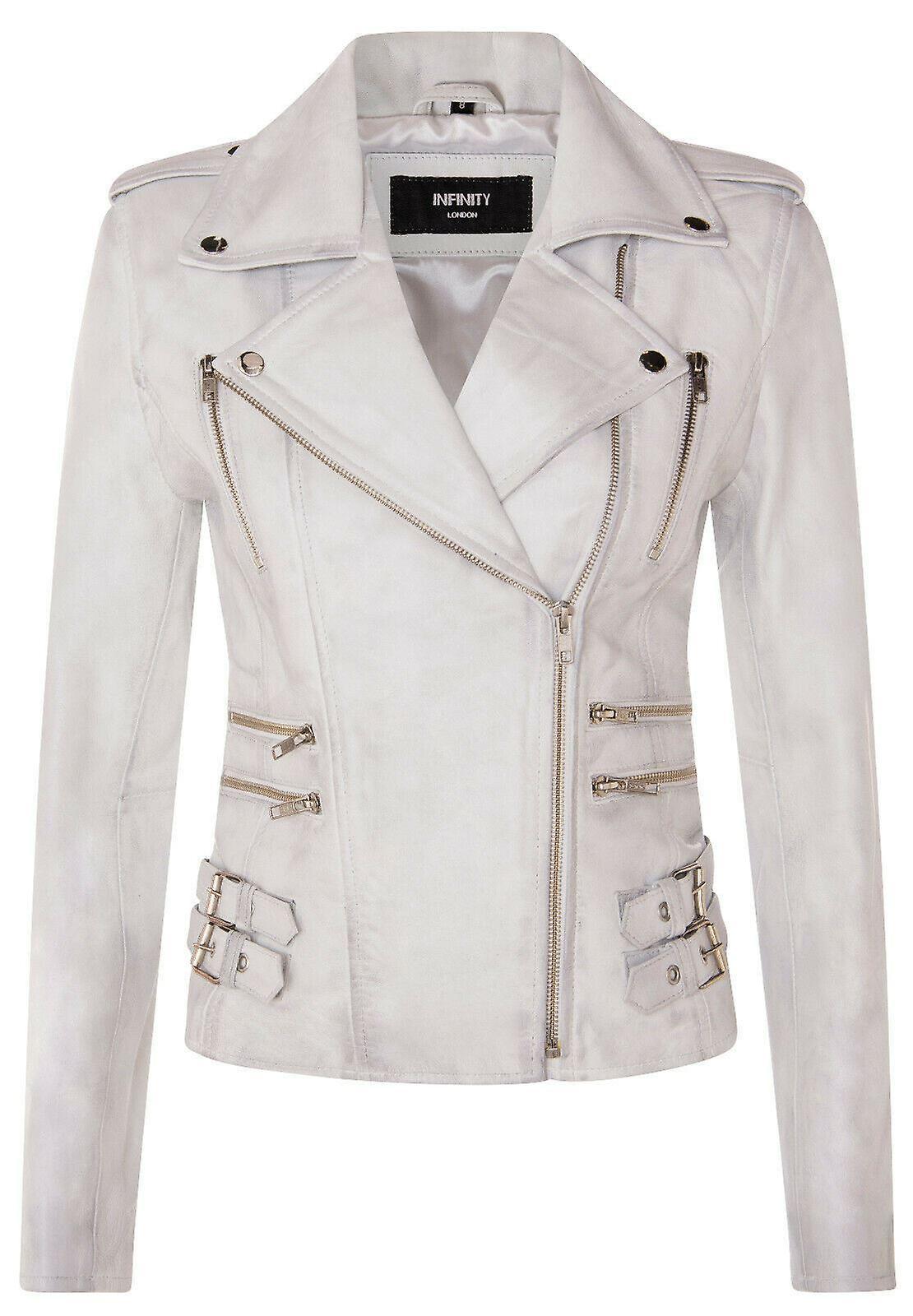 Leather Vintage Brando Biker Jacket-Orlando