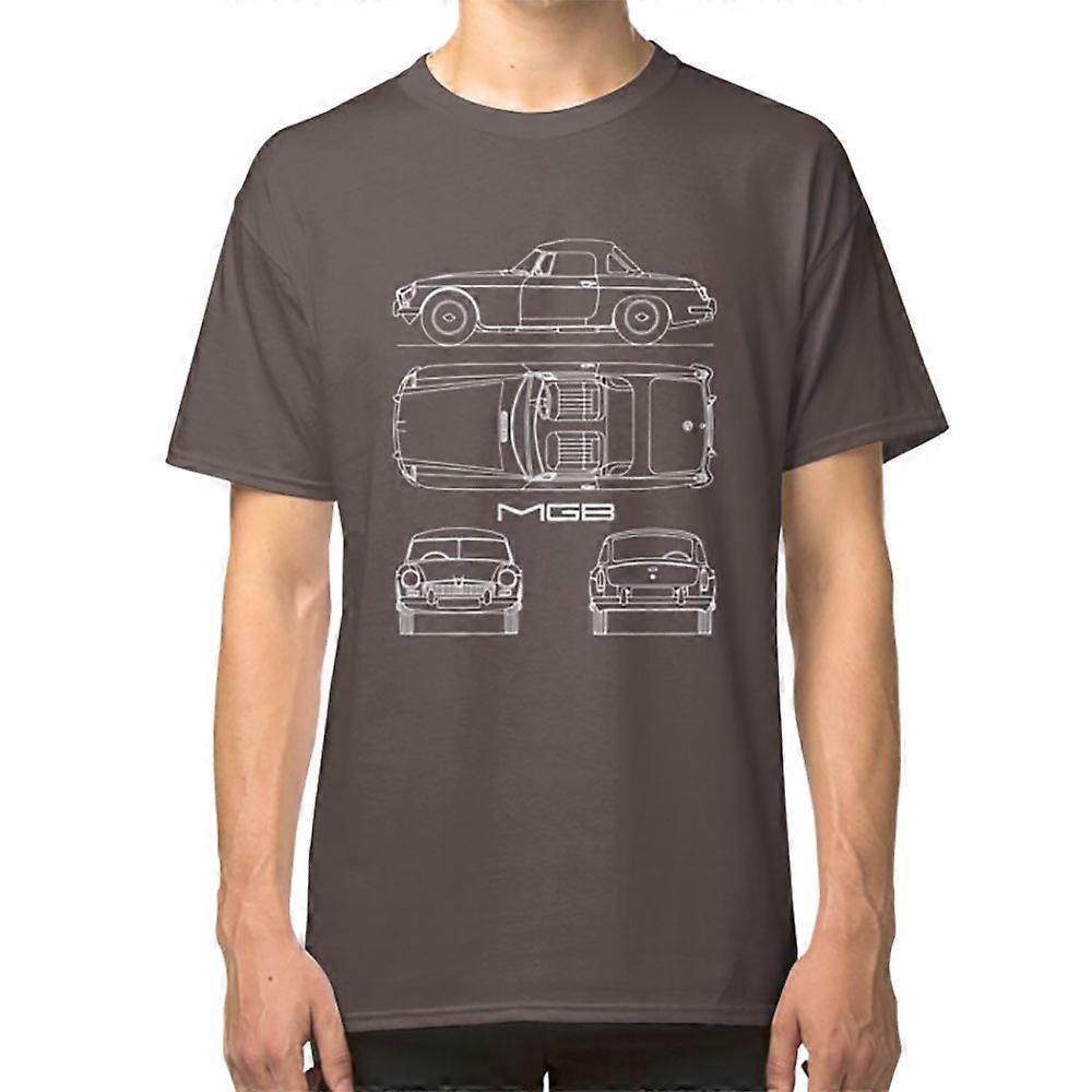 RockShark The MGB Blueprint T-shirt Black L