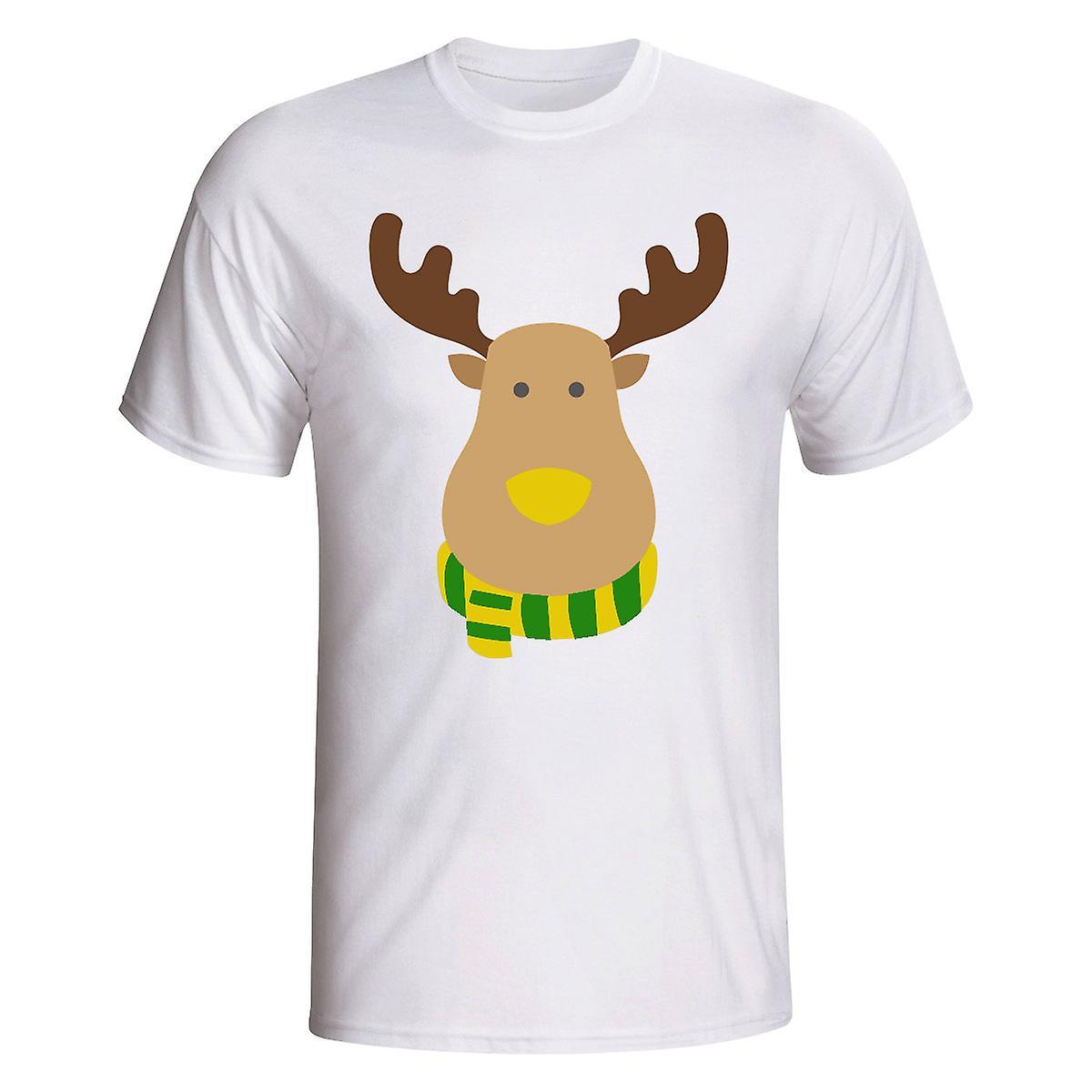 Gildan Norwich Rudolph Supporters T-shirt (white) XL (45-48 inch)