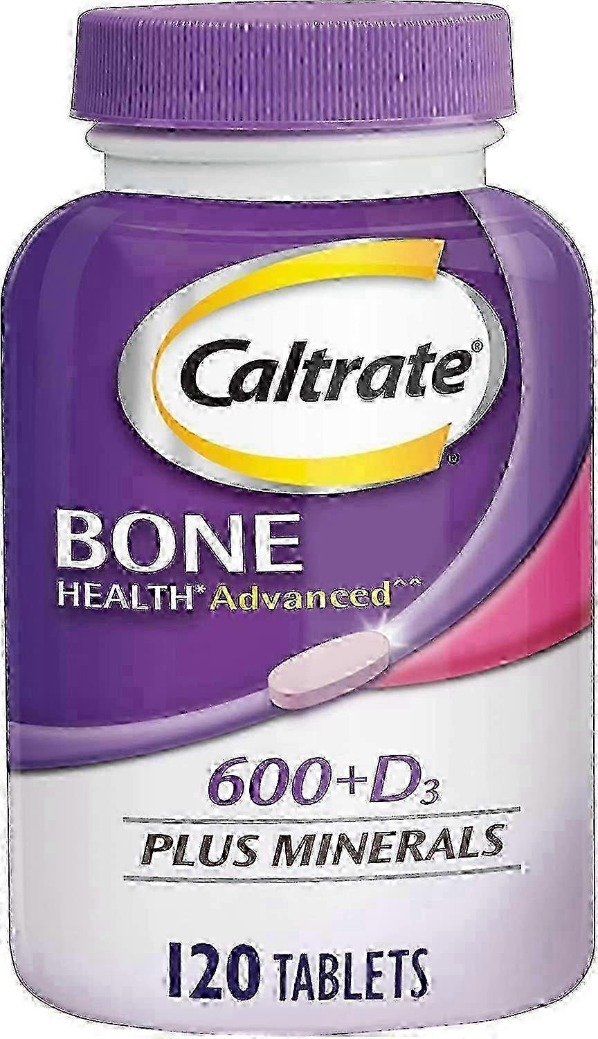 Caltrate calcium supplement, 600+d plus minerals, tablets, 120 ea