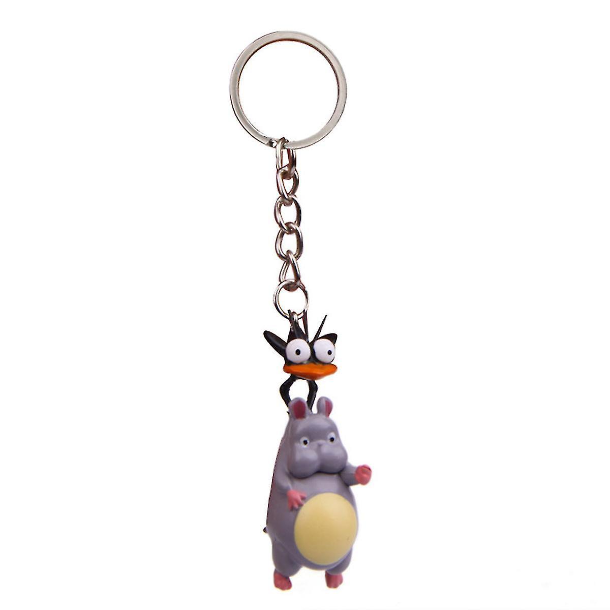 Tikuajgift Fly Mouse Ogino Chihiro Anime Key Chain Key Ring Bag Pendant Keyring Christmas Gift