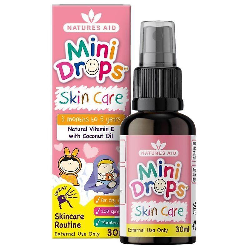 Natures Aid Nature's Aid Mini Drops Skin Care (Vitamin E Oil) Spray 30ml (152610)