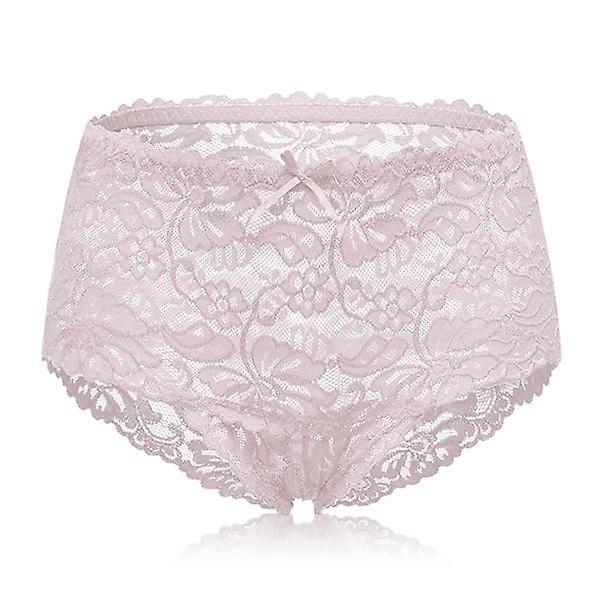 GreenZech High waist hollow lace panties Cameo 10