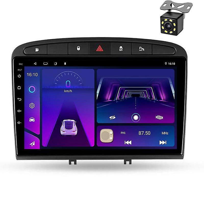 JIULUNET Android Carplay Auto For Peugeot 308 308SW 2007-2015 408 2012-2020 Car Radio Multimedia Video Player