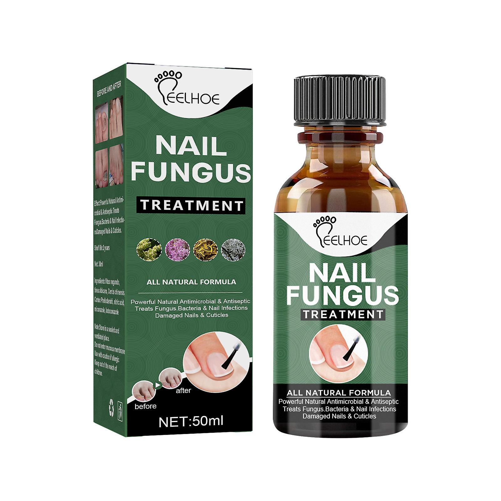 Frusde Nail Fungus Treatment, 50ml Toenail Fungus Treatment, Extra Strong Nail Repair Solution with Natural Tea Tree Oil Extract 1Pcs