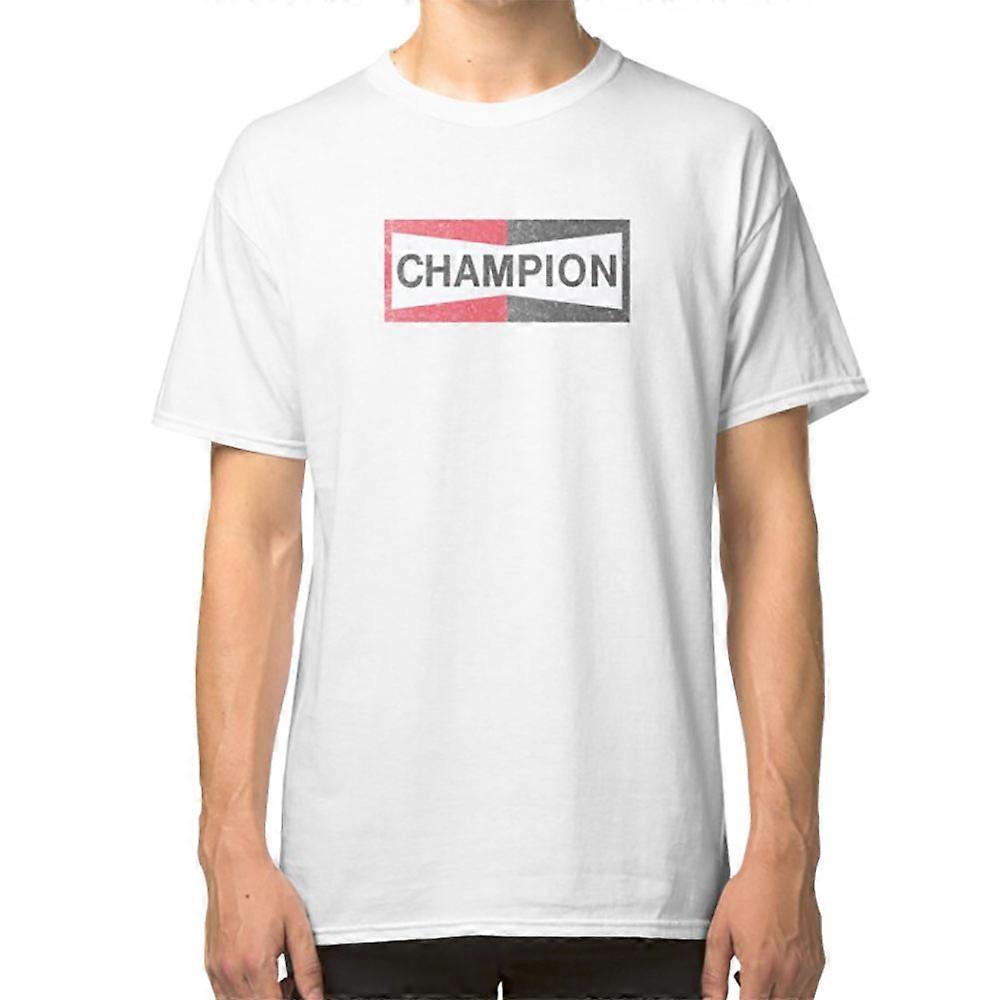 RockShark Vintage Brad Pitt Champion's T-shirt white M