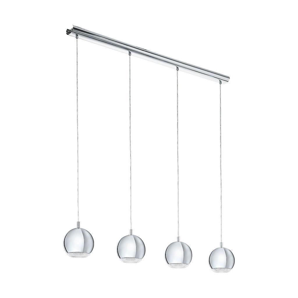 Eglo Lighting Conessa 4 Light Ceiling Pendant Bar Chrome, GU10