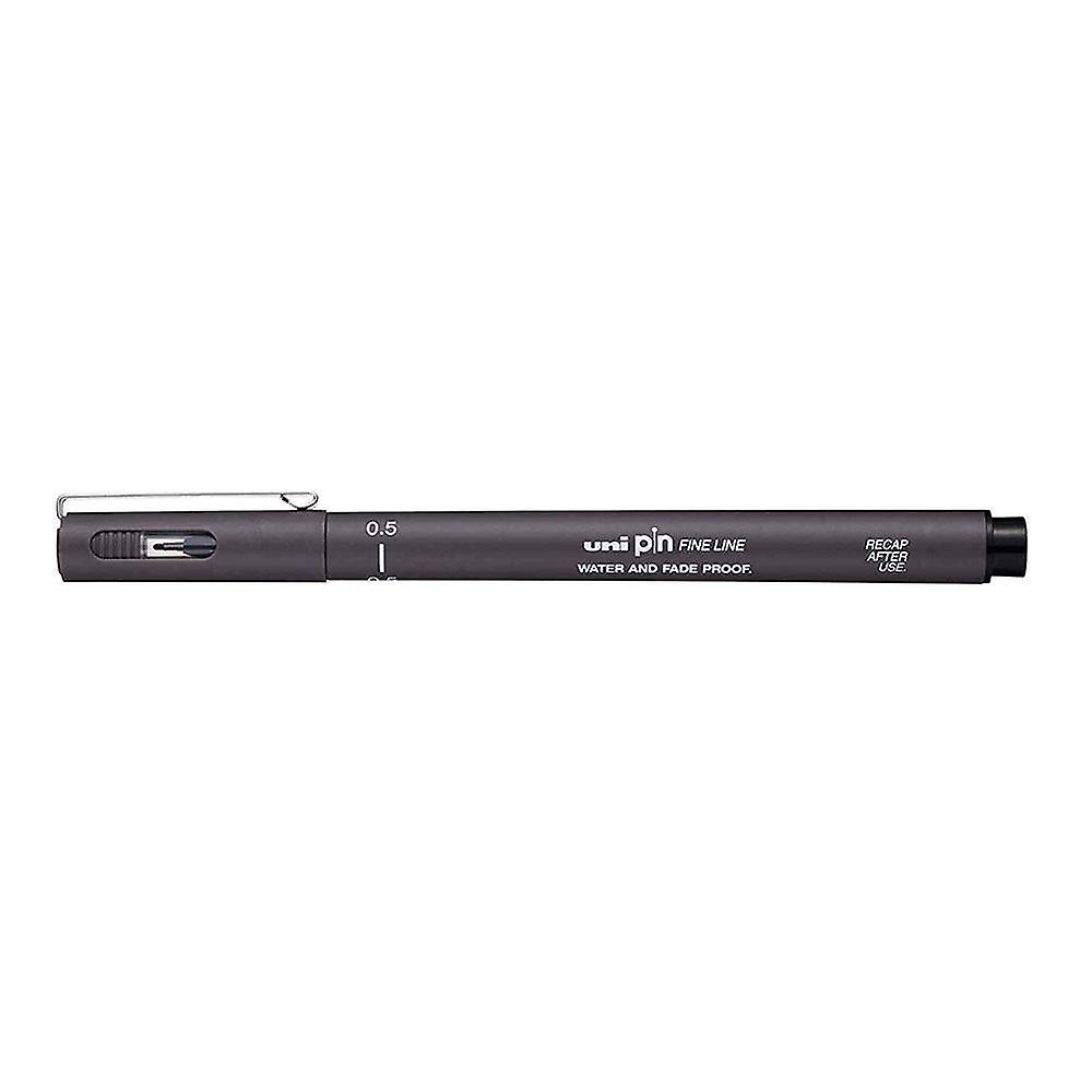 Uni-Ball Uni Pin Fine Line Pens Dark Grey 0.5