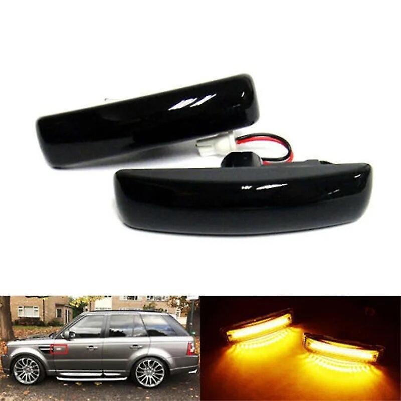 Scitoo 2x Auto Side Indicator Led Repeater Light Turn Light For Land Rover Discovery Lr3 Lr4 For Freelander Lr2 For Range Rover Sport