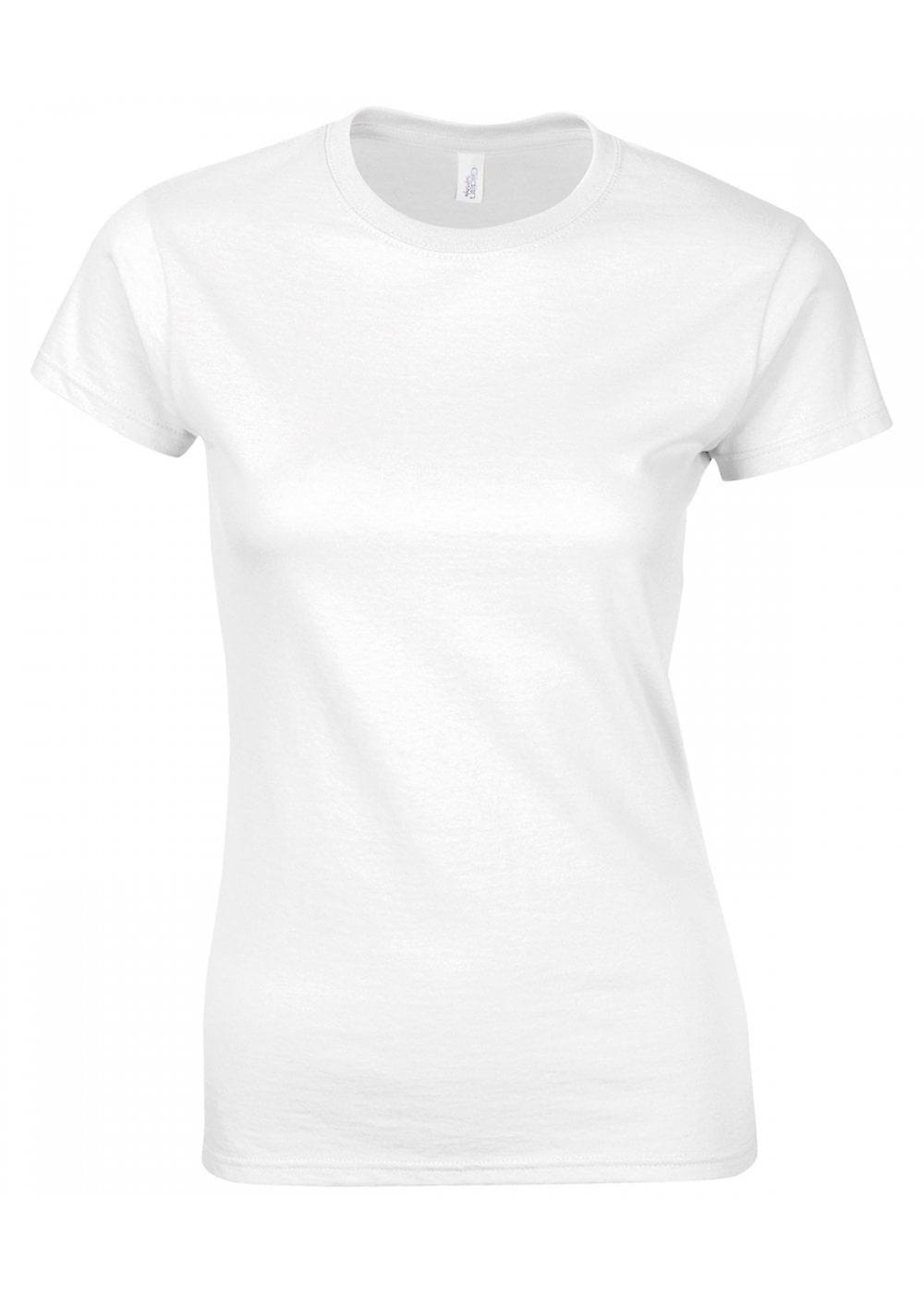 Women's Gildan Softstyle™ Women's Ringspun T-Shirt 64000L White 2xl