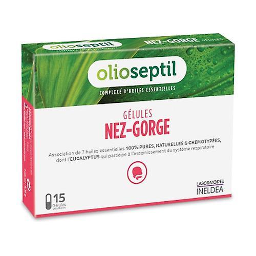 Olioseptil nose and throat 15 capsules