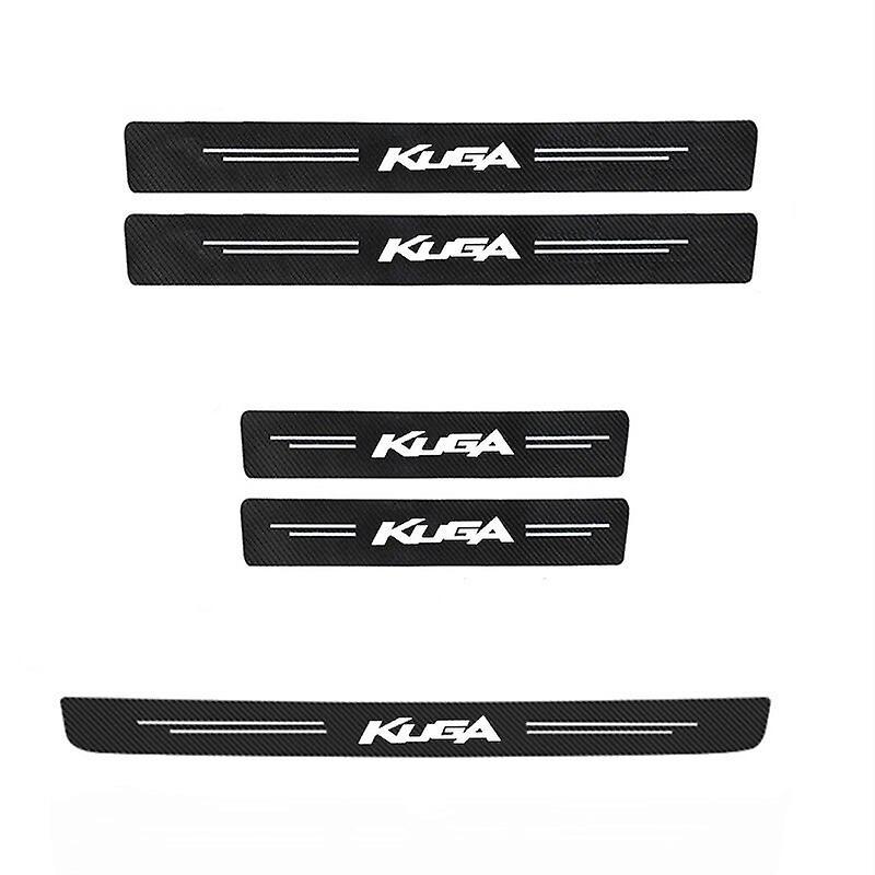 Vehicles & Parts Carbon Fiber Car Door trunk Sticker For Ford KUGA Logo 2023 Car Accessories Vehicle Decor Accessory Sets 5PCS