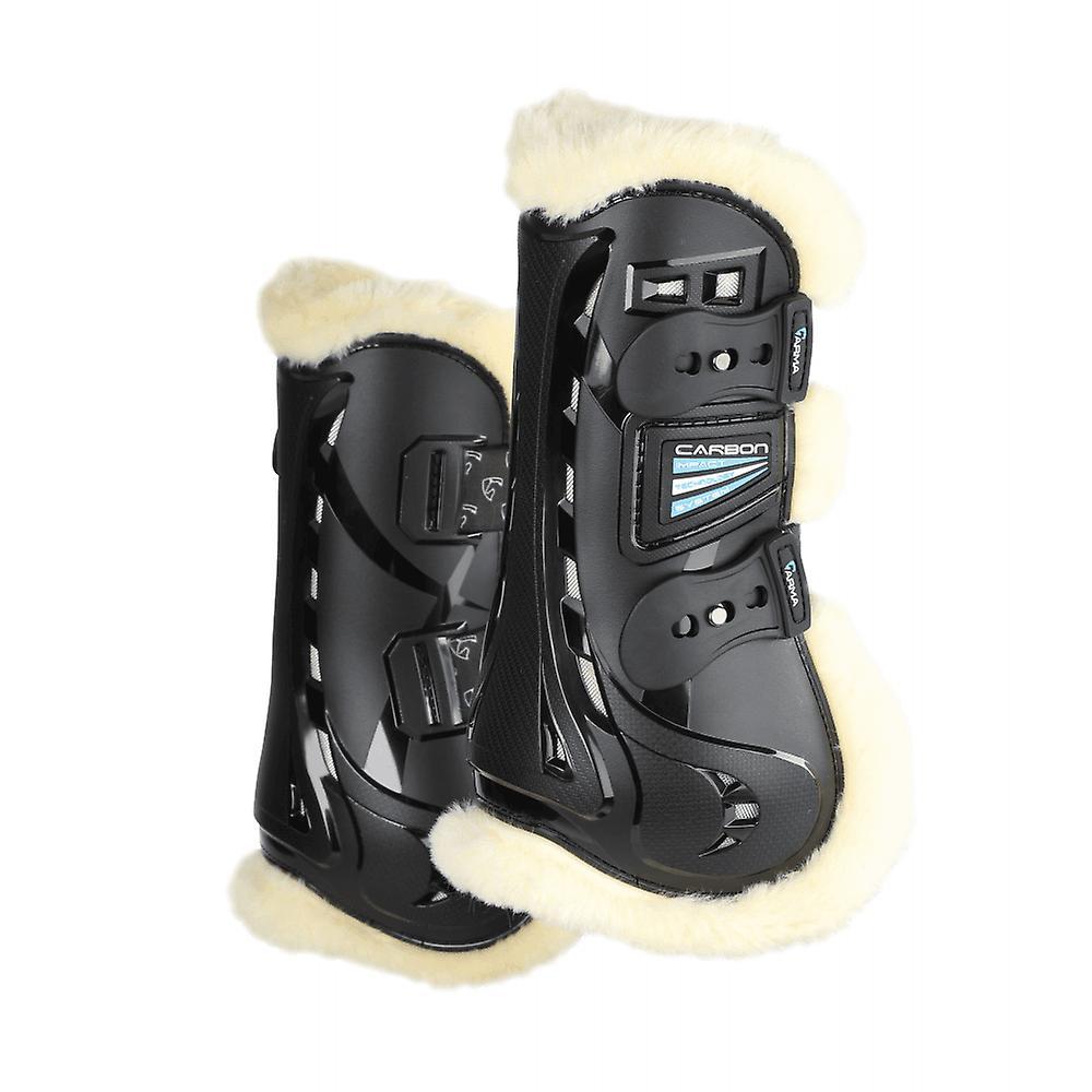 Shires Arma Carbon Supafleece Tendon Boots - Black Full