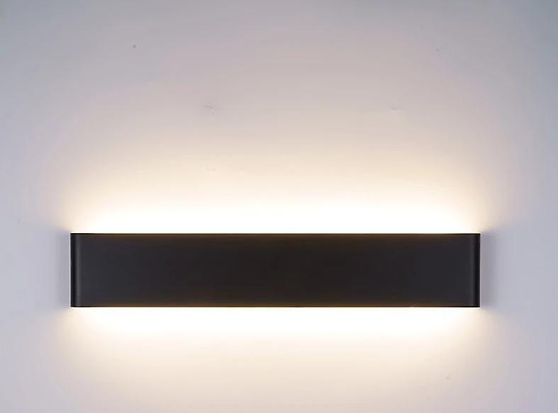 Slowmoose Modern Led Wall Light, Fixture Staircase Lighting Sconce Lamp Black 40cm / Cool White(5500-7000K)