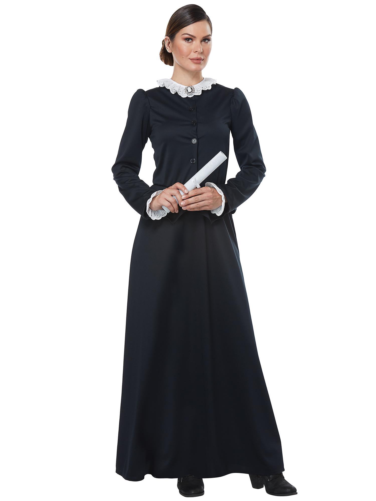 California Costume Collections Susan B Anthony Harriet Tubman 1800s Colonial Olden Day Victorian Womens Costume Black Medium (8-10)