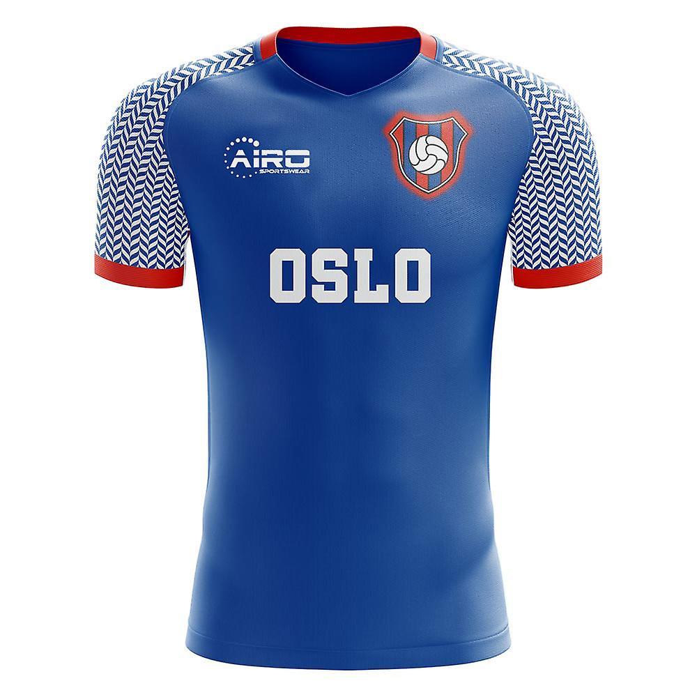 Airo Sportswear 2024-2025 Valerenga Home Concept Football Shirt Blue M