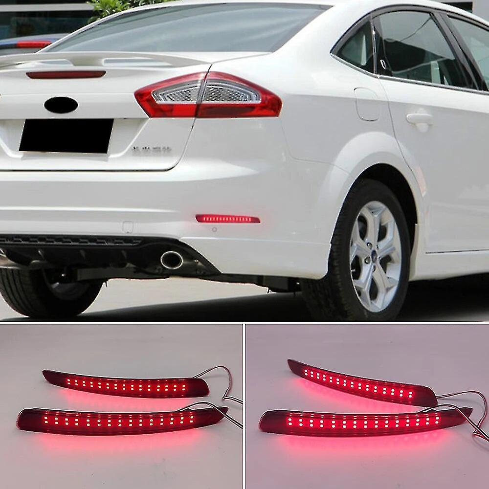 Guangzhou Yunlan Trading Co., 2pcs For Ford Mondeo Fusion 4 2011 2012 2013 Led Rear Bumper Reflector Brake Light Car Styling Tail