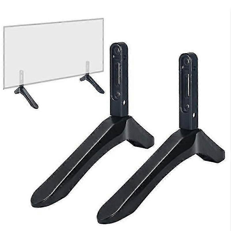 Lycxames 2pcs Universal Tv Stand Base Mount For 32-65 Inch Samsung Vizio Sony Lcd Tv Table Holder