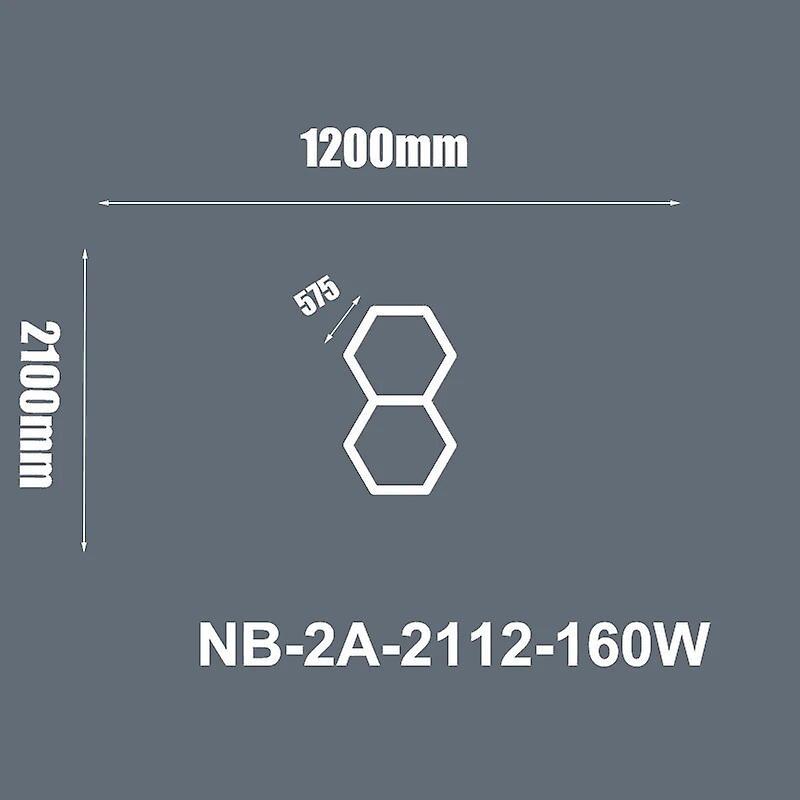 Youping 5x12M Garage Light Factory High Lumen Work Hexagon Lights Lamp Arrow Shape Indicator Light for The Showroom NB-2A