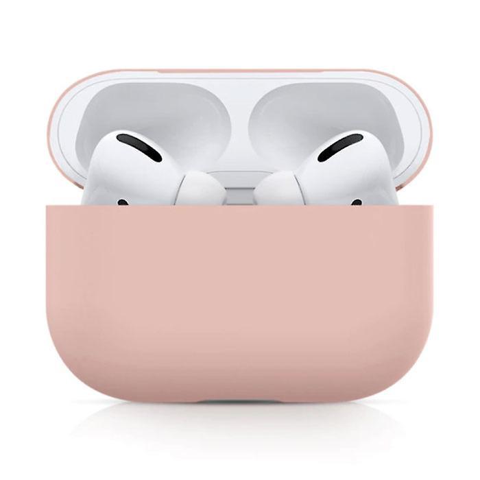 SIFREE Flexible Case for AirPods Pro - Silicone Skin AirPod Case Cover Smooth - Pink