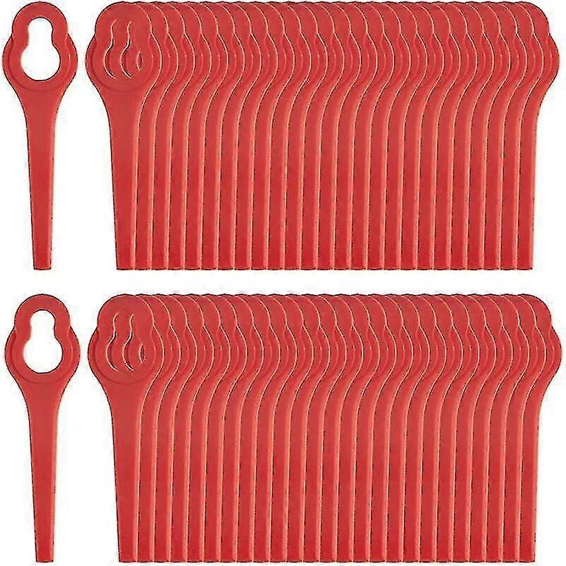 Unbrand 50Pcs Blades Compatible For Ferrex Aldi Far 20-i Edger, Replacement Blades For Ferrex Cordless Edger Fg