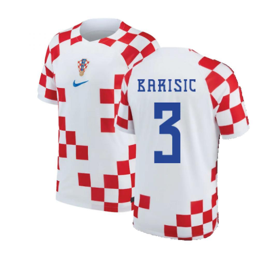 Nike 2022-2023 Croatia Home Shirt (BARISIC 3) Red M