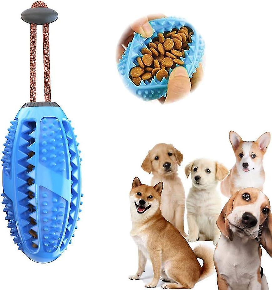 Tianzun Dog Toothbrush Stick Dog Toy Ball Dog Chew Toy For Average Chewers Tough Dog Dental Chew Toy For Dental Care Blue