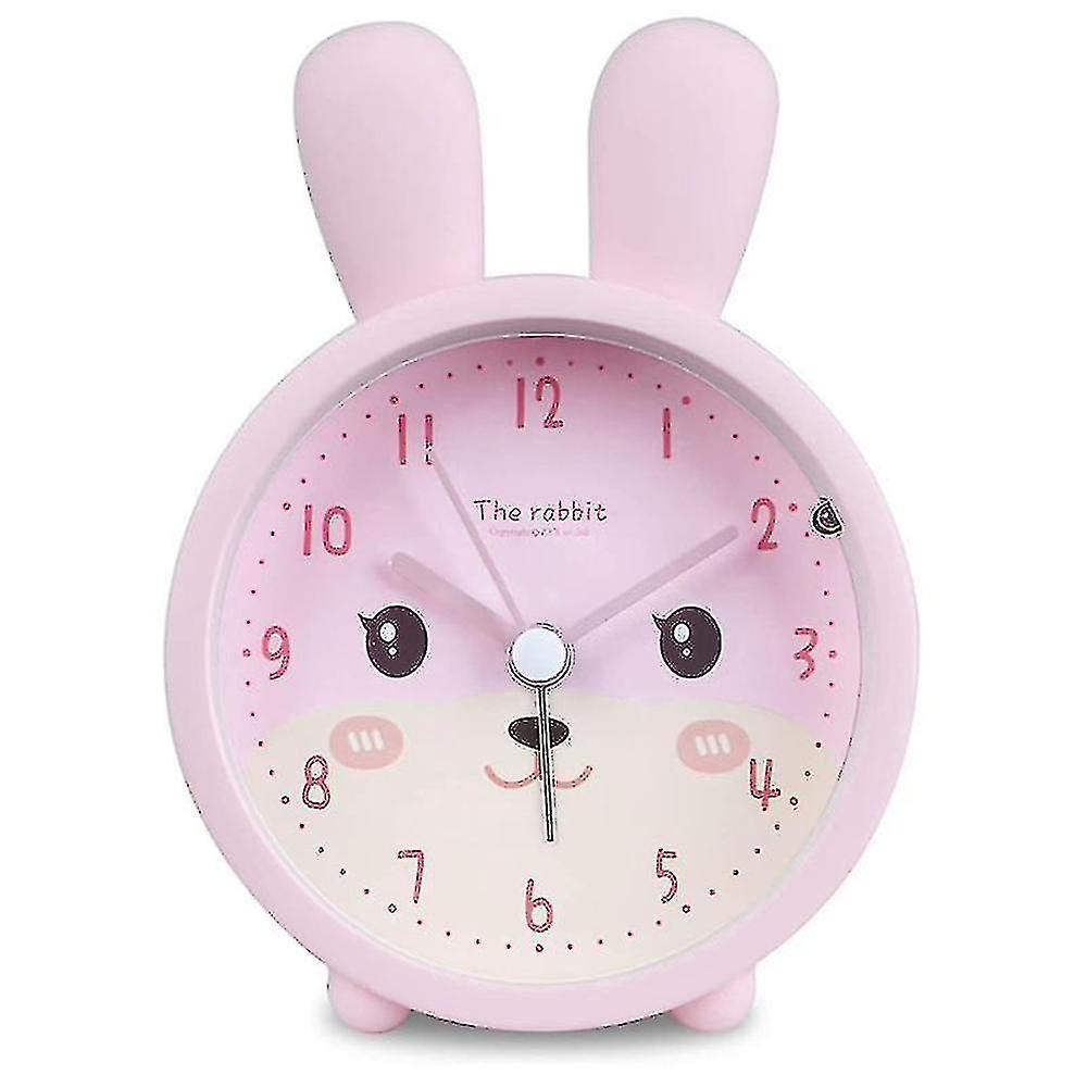 Elciaicle Children's Alarm Clock For Girls Without Ticking