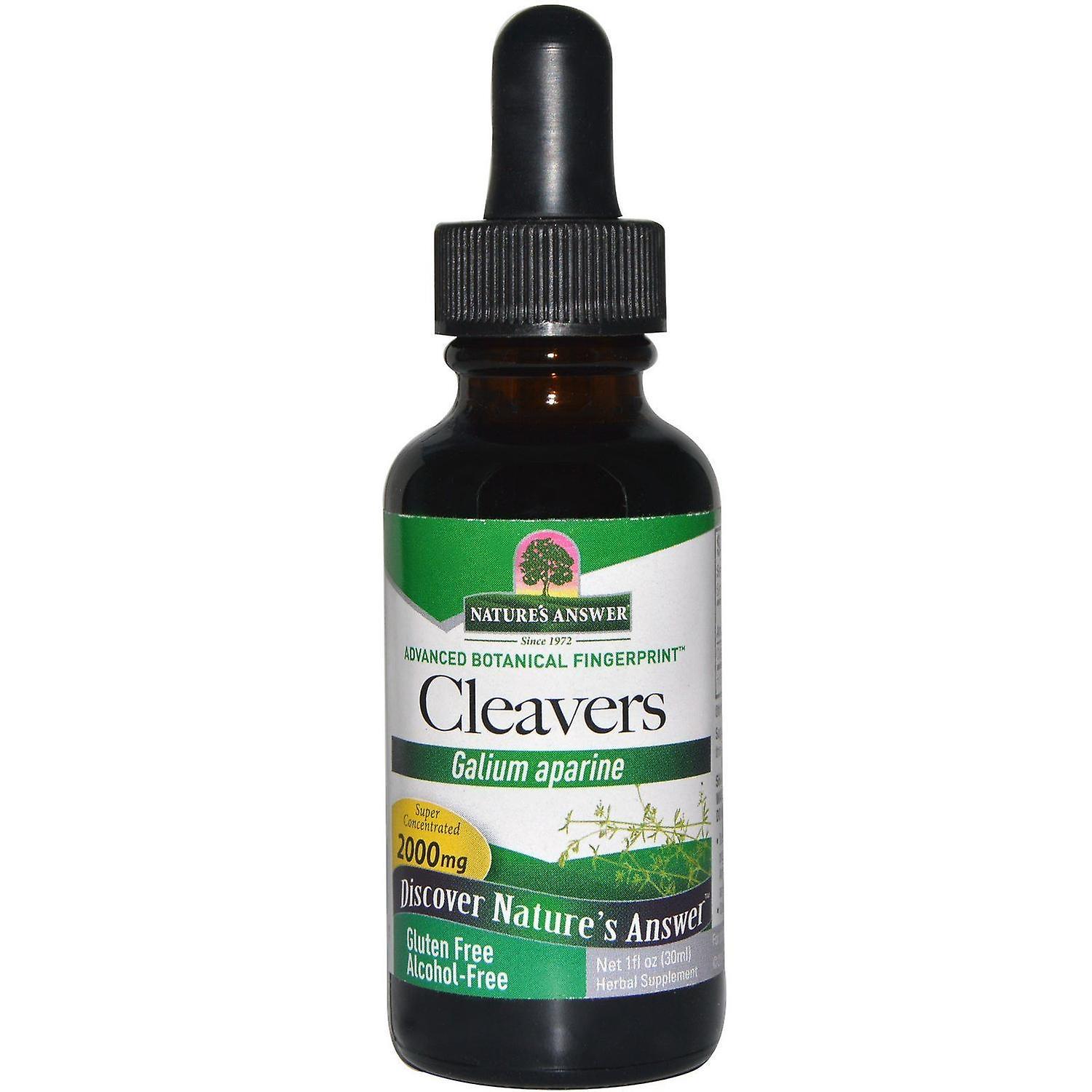 Nature's Answer, Cleavers, Galium Aparine , 2000 mg, 1 fl oz (30 ml)