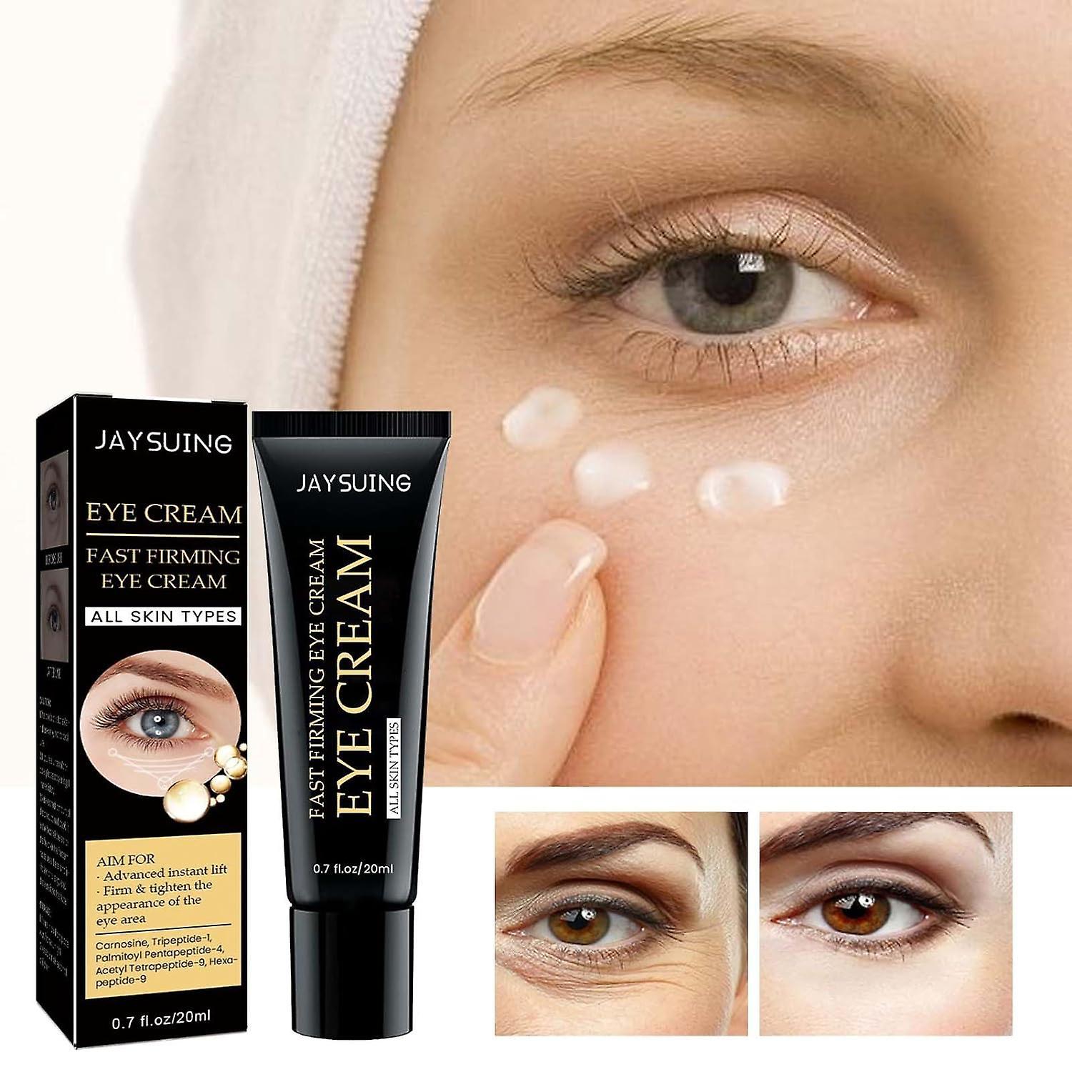 Lelinker Eye Bags Instant Tightener Cream,Eye Cream Against Wrinkles and Dark Circles, Firming Eye Cream, Anti-Ageing & Anti-Wrinkle Eye Care 2 Pcs