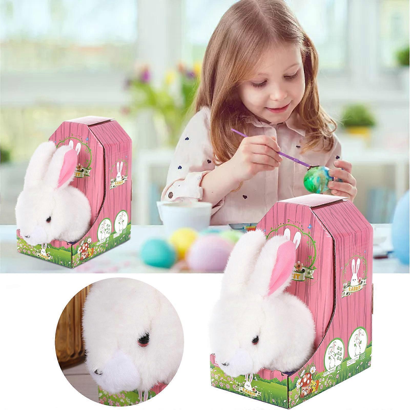 Kakanwo Electronic Pet Plush Rabbit Toys for Walking, Jumping, Pinching Ears, Nose And Children'S Voice Multicolor One Size