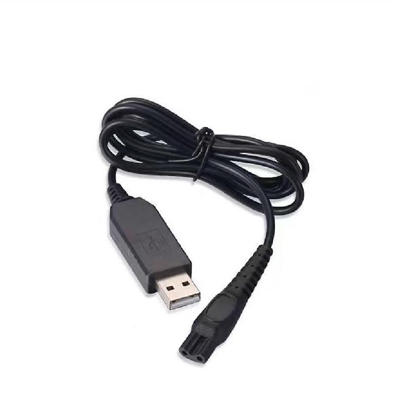 Hellfire Trading USB Charging Cable for Philips Series 3000 HQ8505 Shaver Trimmer Charger Lead Black