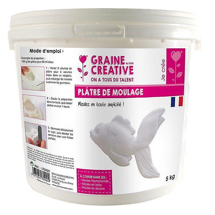 Graine Créative Casting plaster 5 kg White