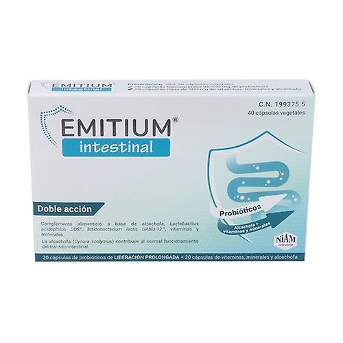 Laboratorios Niam intestinal emitium 40 vegetable capsules