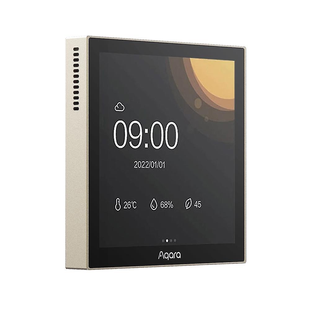 Aqara Smart Scene Panel Switch S1 Zigbee 3.0 3.95 inch Touch Screen AI Gesture Recognition Voice Con Gold