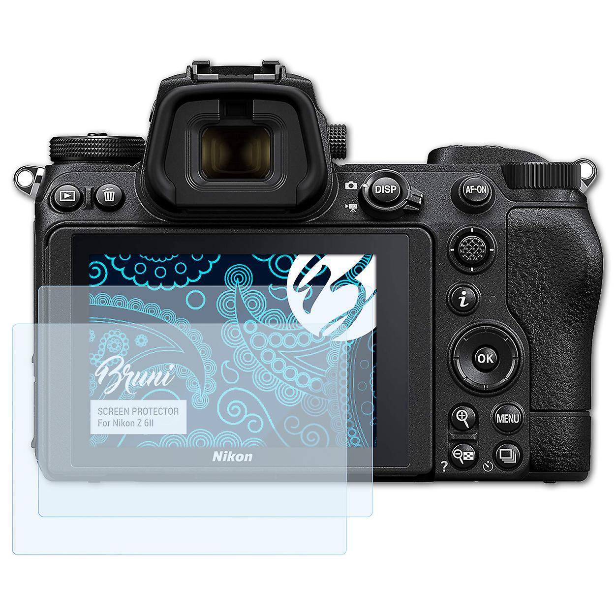 Bruni 2x protective film compatible with Nikon Z 6II film clear