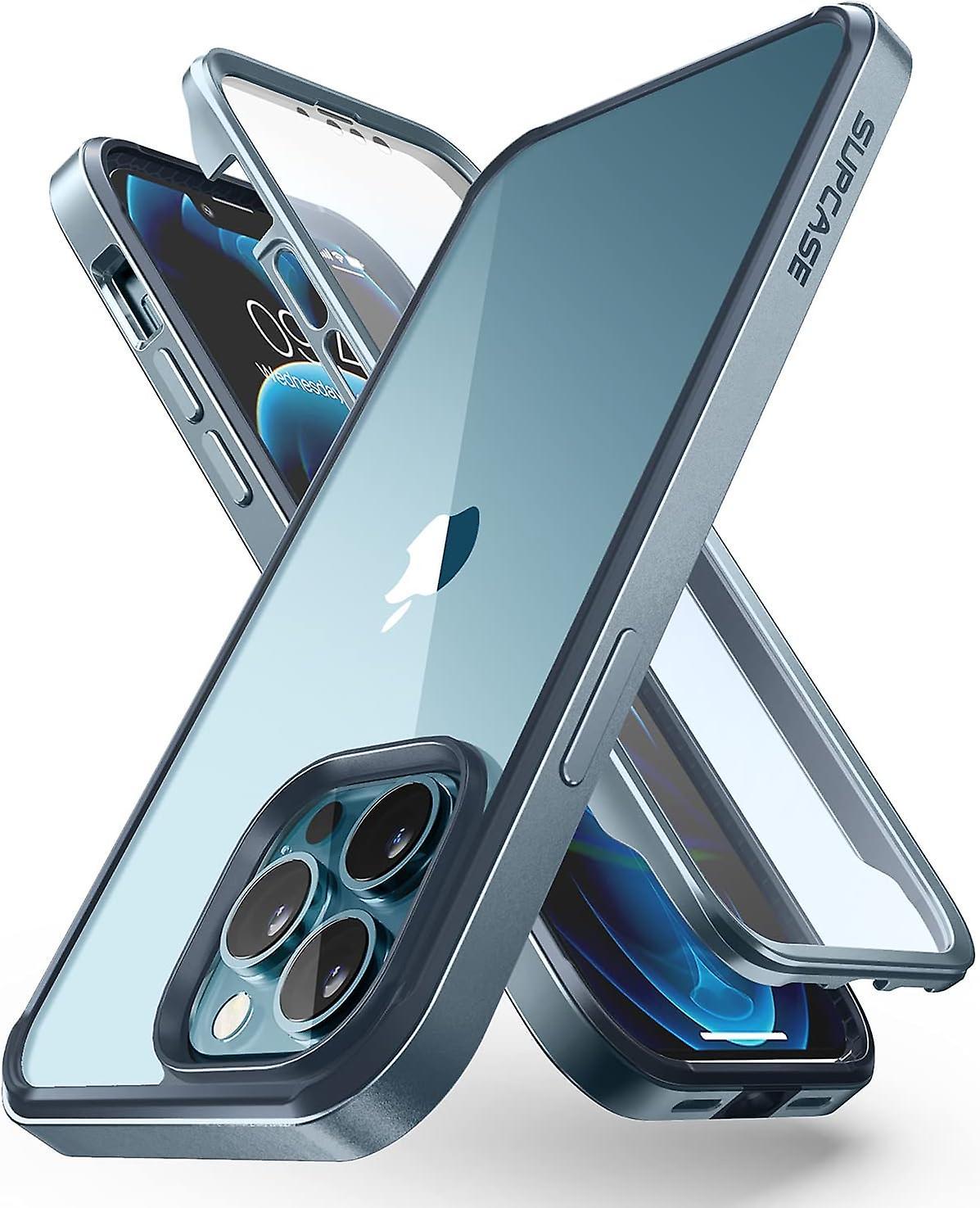 Supcase iPhone 13Pro Max 6.7in Unicorn Beetle Edge with Screen Protector Clear Blue