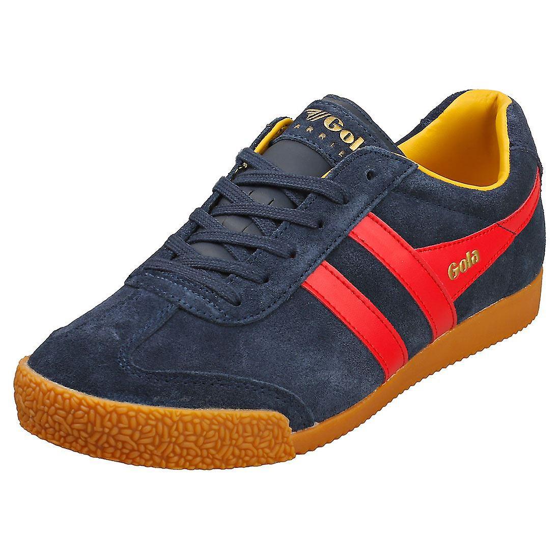 Gola Harrier Womens Classic Trainers In Navy Red 40 EU