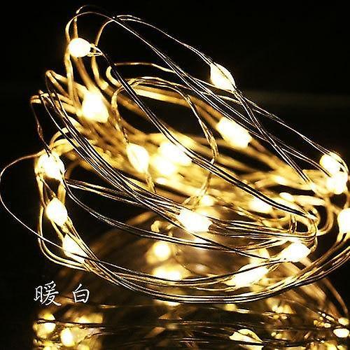 Slowmoose Battery-powered Cork Bottle Light, Diy Led String Bar, Birthday Party Stopper Warm White 1M