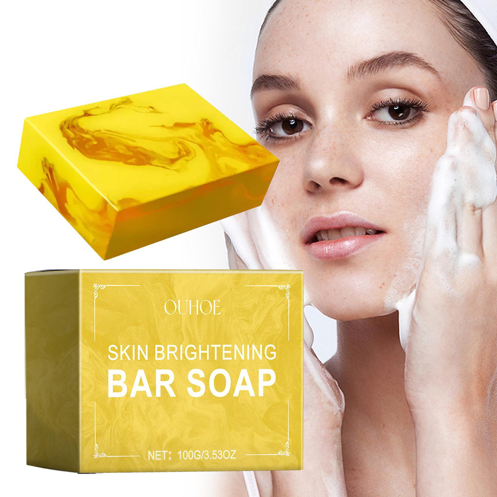 Nspiel Koji Acid Soap for Dark Spots, Turmeric Cleansing Soap Natural Anti-aging Exfoliating Cleansing Soap For Lightening Spots, Clearing Acne 3pc...