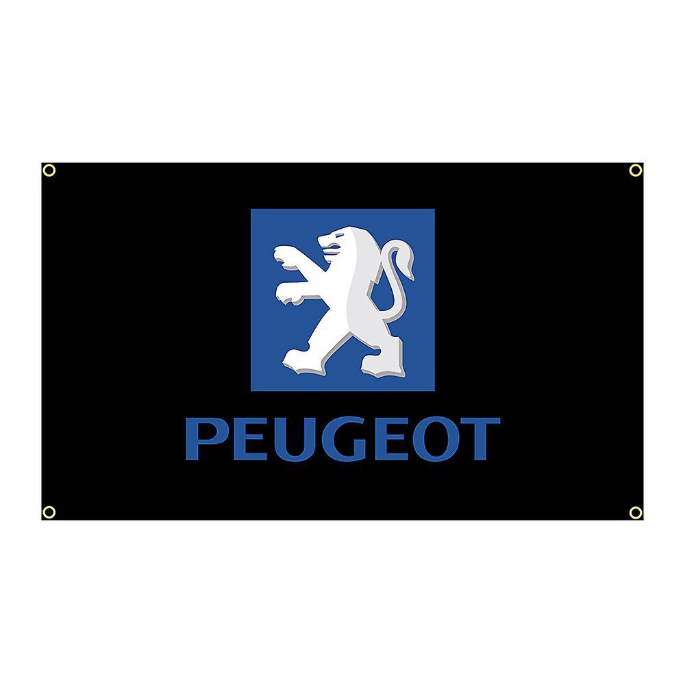 Redkid 90x150cm Peugeot Polyester Printed Flag Racing Motorcycles Banner Home Or Outdoor For Decoration 4 Holes In 4 Corners2 120 x 180cm