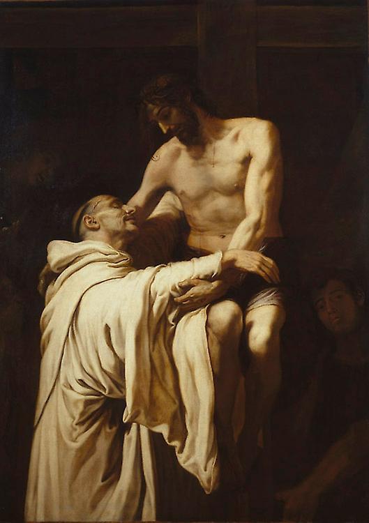 iEnjoy Christ Embracing St. Bernard, Francesc Ribalta, 60x40cm