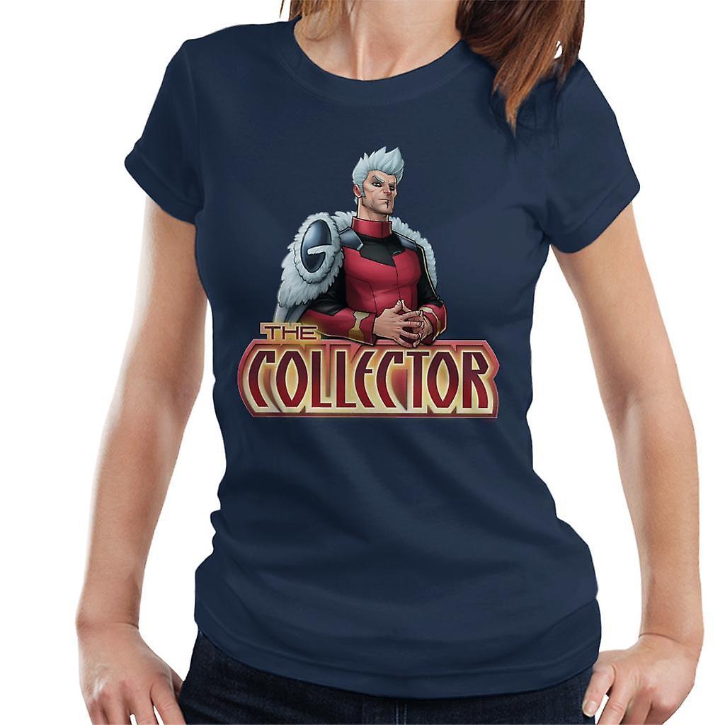 Marvel Guardians Of The Galaxy The Collector Women's T-Shirt Navy Blue Large