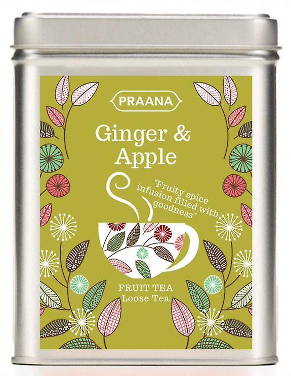 Praana Ginger and Apple Fruit Infusion (Tisane) - Gift Tin - 100 g