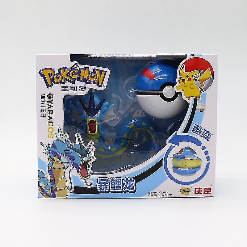 Wfuo Deformed Pikachu Doll Pokeball Children's Toy Gift Deformed Toys Gyarados