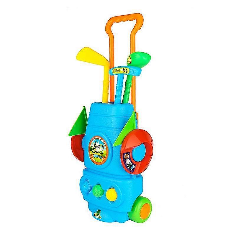 Vrxin Toddler Golf Set Kids Golf Clubs With 3 Balls, 3 Golf Sticks, 2 Practice Holes Promotes Physical Mental Development - Toys For 2 3 4 5 Year O...