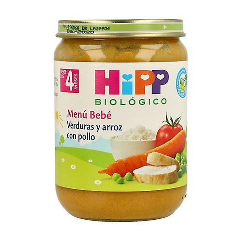 Hipp Organic Vegetables and Rice with Chicken Jar 4m+ 190 g