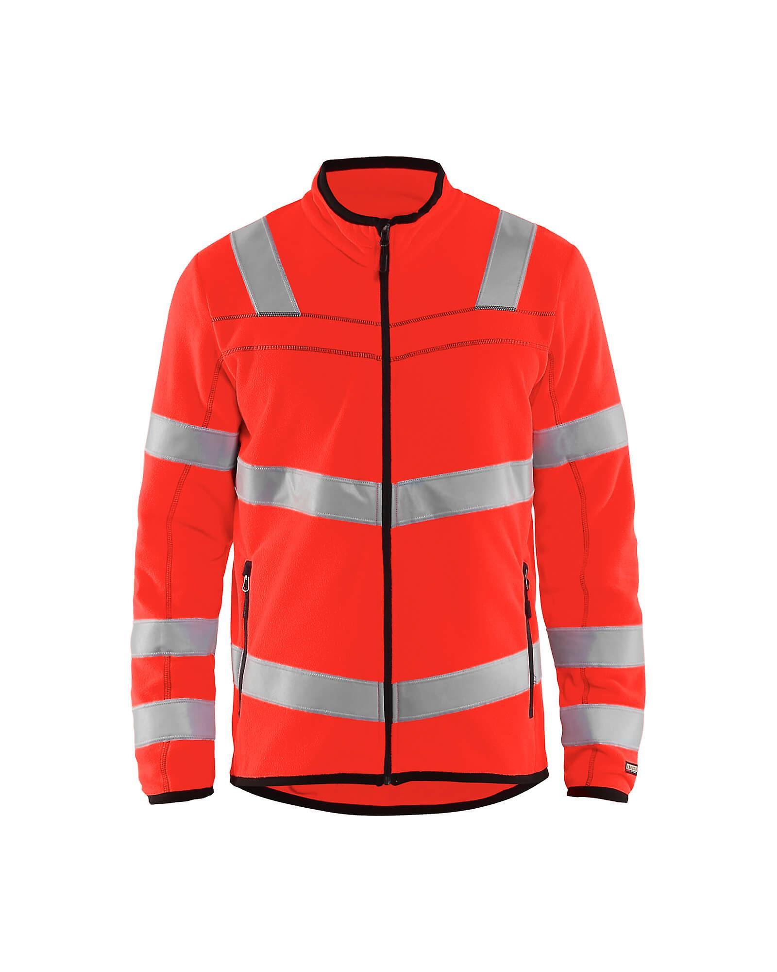 Blaklader 4941 hi-vis fleece jacket - mens (49411010) Hi-vis red Xs